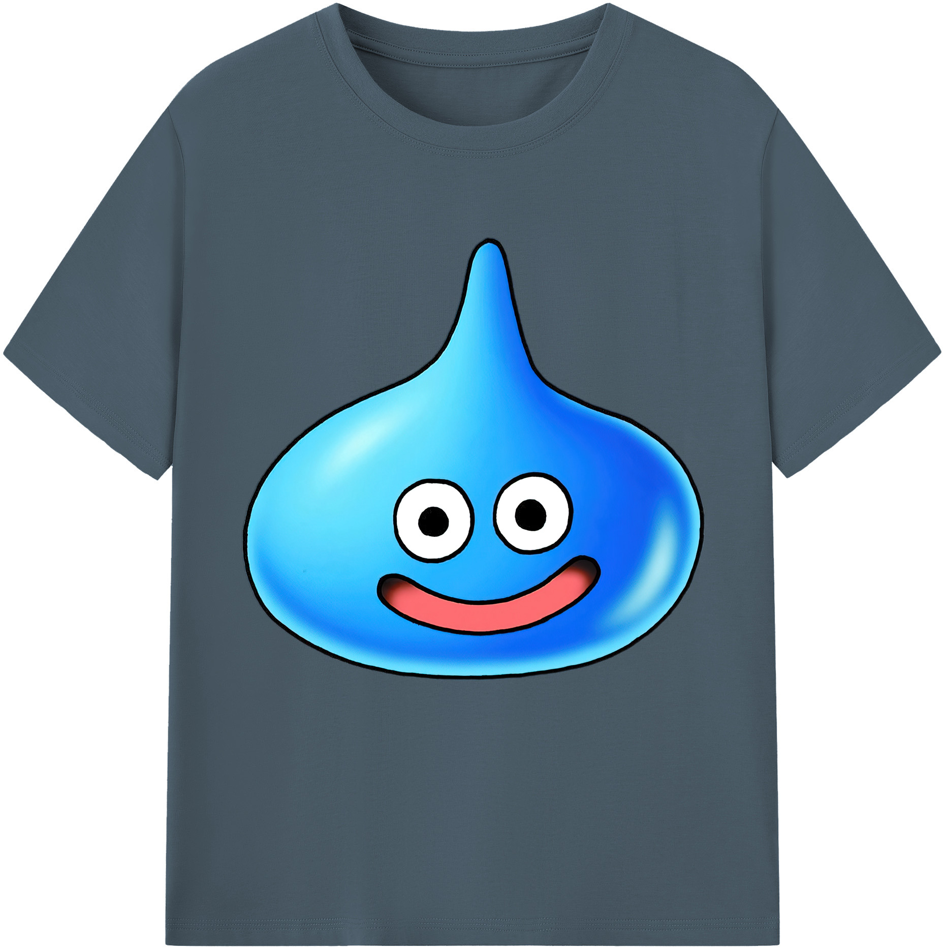 （画像用） ドラゴンクエスト Doragon Kuesuto Dragon Quest 綿100％半袖Tシャツ（フロントプリント）